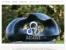 Tablet Screenshot of galeriehelmers.com